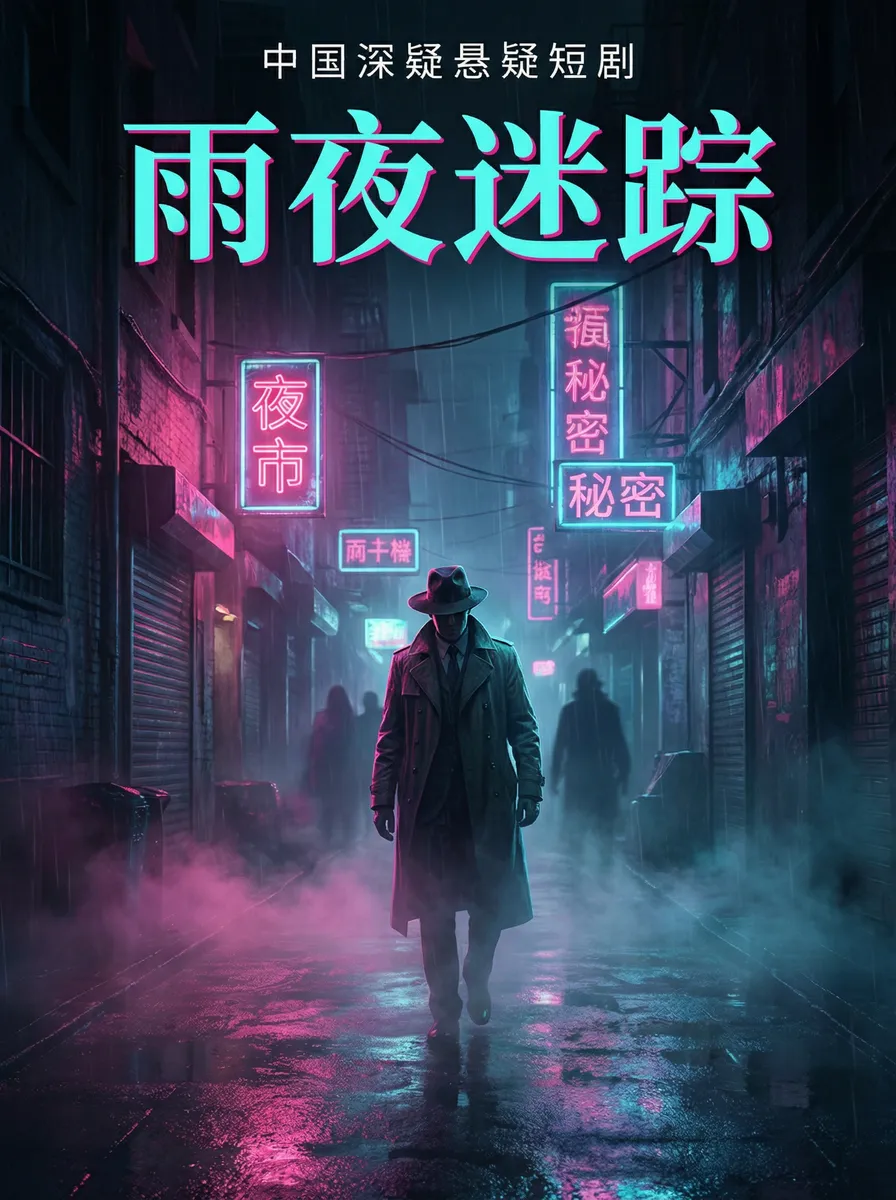 睡在我上铺的兄弟 悬疑追踪短剧 - 雨夜迷踪海报